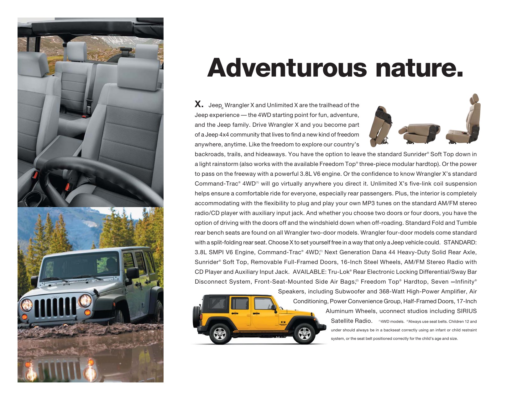 2009 Jeep Wrangler Brochure Page 12